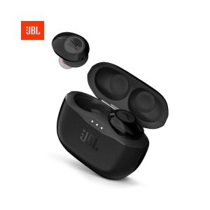 JBL T120 TWS True Wireless Bluetooth Earphones TUNE 120TWS Stereo Earbuds Bass Sound Headphones Headset with Mic Charging Case black  |   Bluetooth Earphones Bluetooth Earphones Black