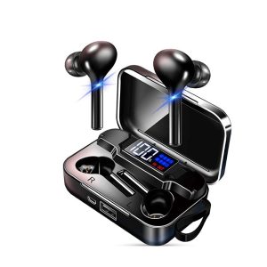 K18 Wireless Bluetooth  5.0  Earphones Portable Sports Earphones With Led Digital Display Charging Box black  |   Bluetooth Earphones Bluetooth Earphones Black