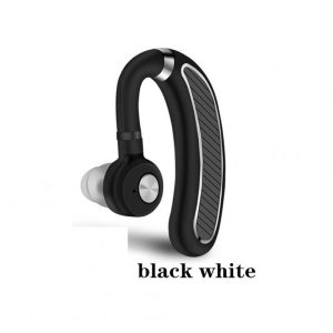 K21 Business Bluetooth  5.0  Headset Hanging Ear Type Long Standby Noise Cancelling No-Delay Sports Wireless Earphone Black Silver  |   Sports Headphones Earphones & Speakers Black silver