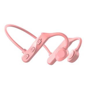 K69 Bone Conduction Headphones Wireless Bluetooth Headset Neckband Earphones For Sports Running Pink  |   Sports Headphones Earphones & Speakers Pink