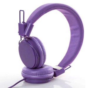 Kids Wired Ear Headphones Stylish Headband Earphones for iPad Tablet  purple  |   Over-ear Headphones Earphones & Speakers Over-ear Headphones