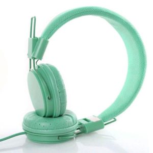 Kids Wired Ear Headphones Stylish Headband  |   Over-ear Headphones Earphones & Speakers Green