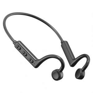 Ks-19 Bone Conduction Earphones Bluetooth-compatible Hanging Neck Business Headphones Sports Waterproof Earbud black  |   Sports Headphones Earphones & Speakers Black