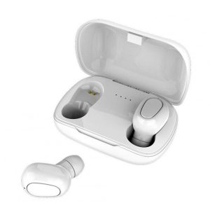 L21 Bluetooth-compatible Headset 5.0 In-ear 3d Stereo Surround Sound Wireless Earphone With 350mah Charging Box Sweat-proof Design White  |   Bluetooth Earphones Bluetooth Earphones Bluetooth Earphones