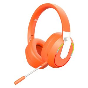 L850 Wireless Headset Stereo Sound Headphones Clear Calling Headset With Microphone For Computer Game Office Zoom Meeting orange color  |   Gaming Headsets Earphones & Speakers Gaming Headsets