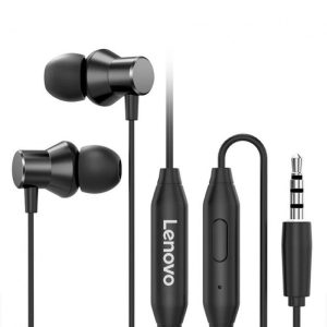 Lenovo HF130 Wired Earphones In-Ear HD Bass With Mic 3.5mm Jack black  |   Wired Earphones Earphones & Speakers Black