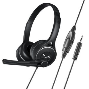 Lightweight Sy-g30 Universal Stereo Headset High-performance Noise Cancelling Ergonomic Design 3.5MM Wired Head-mounted Headphones black  |   Gaming Headsets Earphones & Speakers Black