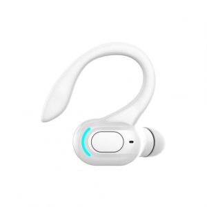 M-f8 Bluetooth-compatible 5.2 Wireless  Headphones Mini Business Ear-hook Type Hifi Subwoofer Noise Cancelling Sports Gaming Earbuds White  |   Sports Headphones Earphones & Speakers Sports Headphones