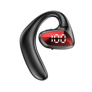 M-k8 Bluetooth-compatible Earphone Hanging Ear Type Unilateral Business Headsets Waterproof Music Earbuds black red  |   Bluetooth Earphones Bluetooth Earphones Black red