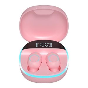 M13 Tws Wireless Bluetooth-compatible 5.2 Headset In-ear Binaural Stereo Music Earbuds With Digital Display Mini Sports Earphones pink  |   Bluetooth Earphones Bluetooth Earphones Bluetooth Earphones