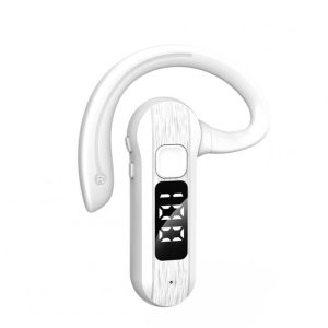 M26 Air Conduction Bluetooth-compatible Headset Digital Display Voice Control Answering Sports Business Earphone White  |   Sports Headphones Earphones & Speakers Sports Headphones