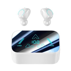 M48 Wireless Earbuds Ultra Long Playtime Headphones With Power Display Charging Case Sweatproof Earbuds For Sports Working White  |   Bluetooth Earphones Bluetooth Earphones Bluetooth Earphones