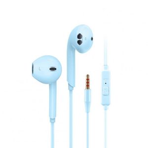 Macaron K08 Wired  Headphones, Noise Cancelling Stereo In-ear Earphone, Sport Music Headset, With Mic 3.5mm Jack Universal Earpods blue  |   Wired Earphones Earphones & Speakers Blue