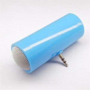 Mini Speaker Mobile Phone Tablet Mini Stereo Loudspeaker Box 2W 3.5mm Plug blue  |   Stereo Speakers Earphones & Speakers Blue