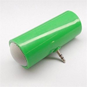 Mini Speaker Mobile Phone Tablet Mini Stereo Loudspeaker Box 2W 3.5mm Plug green  |   Stereo Speakers Earphones & Speakers Green