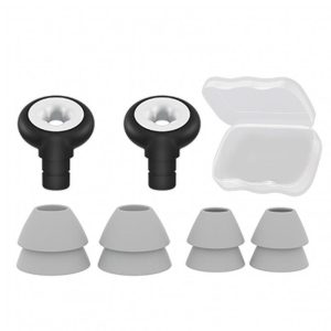 Noise Canceling Earplugs Replacement Quiet Soundproof Hearing Protection Silicone Sleep Ear Plug With Ear Cap ES200 black  |   Earphones Accessories Earphones & Speakers Earphones Accessories