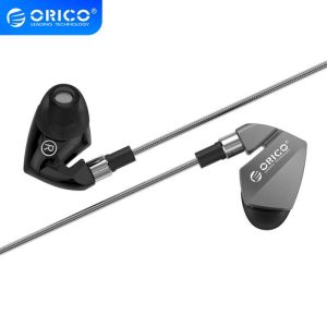 ORICO Super Bass Earphone In Ear Earphone Sport Music Stereo Sound Earphones with Microphone for iPhone 6 6s Xiaomi gray  |   Wired Earphones Earphones & Speakers Gray