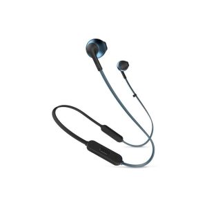 Original JBL T205bt Bluetooth-compatible Headset Wireless Semi-in-ear Headphones Ergonomic Earbuds Universal Mobile Phone Music Earplugs blue  |   Sports Headphones Earphones & Speakers Blue