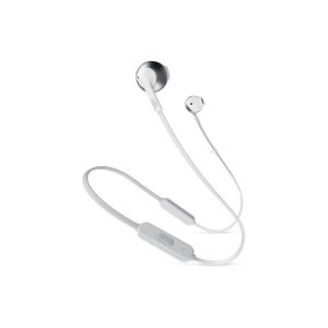 Original JBL T205bt Bluetooth-compatible Headset Wireless Semi-in-ear Headphones Ergonomic Earbuds Universal Mobile Phone Music Earplugs silver  |   Sports Headphones Earphones & Speakers Silver