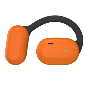 Ows Wireless Bluetooth 5.0 Headphones Air Conduction Sports Earphones Noise Canceling Headset orange red  |   Sports Headphones Earphones & Speakers Orange red