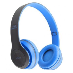 P47 Wireless Headsets On-Ear Stereo Earphones Longer Playtime USB Charging For Smart Phone Computer Laptop blue  |   Over-ear Headphones Earphones & Speakers Blue