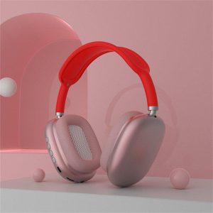 P9 Wireless Headset On-Ear Stereo Earphones Noise Cancelling Ear Buds With Mic For Cell Phone Computer Laptop Sports red  |   Over-ear Headphones Earphones & Speakers Over-ear Headphones