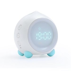 Portable Digital Alarm Clock with Led Light USB Charging Kids Bluetooth Speaker Snooze Clock white_Bluetooth  |   Stereo Speakers Earphones & Speakers Stereo Speakers