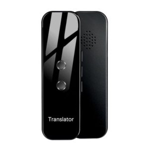 Portable G6 Smart Voice Speech Translator Two-Way Real Time 70 Multi-Language Translation for Learning Travelling Business Meet black  |   Voice Translator Earphones & Speakers Black