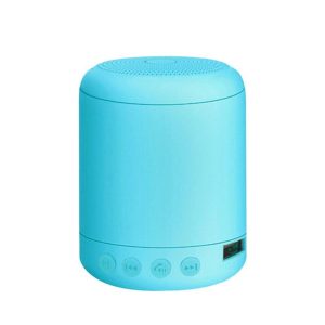 Portable Speaker Bluetooth4.2 Mini Wireless Speaker Small Sound Box Built-in 400mA Battery Support 32GB TF Card Hands-free Calling Fresh Bright Color  Blue  |   Stereo Speakers Earphones & Speakers Blue