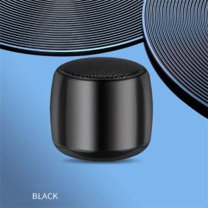 Portable Speaker Wireless Surround Sound Mini Speaker Rich Bass Metal Material Stereo Speaker For Outdoors Travel Pool Beach black  |   Stereo Speakers Earphones & Speakers Black