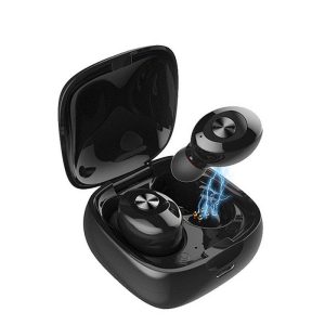 Portable TWS in-ear Dual Access 5.0 Bluetooth Mini Dual Ear Sports Charging Bay black  |   Bluetooth Earphones Bluetooth Earphones Black