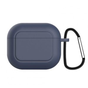 Portable Wireless Headset Soft Silicone  Case Large-capacity Protective Cover Storage Pouch Compatible For airpod 3rd Gen Blue  |   Earphones Accessories Earphones & Speakers Blue