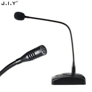 Professional Condenser Wired Gooseneck Microphone Desktop High Sensitivity Capacitor Mic black  |   Earphones Accessories Earphones & Speakers Black