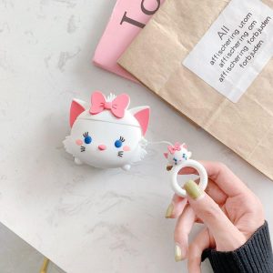 Protective Cover Case For Airpods1/2 Earphones Pigs Cats Pattern Earphones Case White cat  |   Earphones Accessories Earphones & Speakers Earphones Accessories