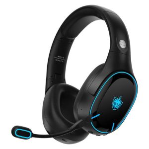 Q6S Gaming Headphones With Detachable Mic Lighting HIFI Triple Frequency Sound Headphones Wireless/Wired Modes Folding Headband Over Ear Headsets For PC Tablet Mobile Phones Star black  |   Gaming Headsets Earphones & Speakers Gaming Headsets