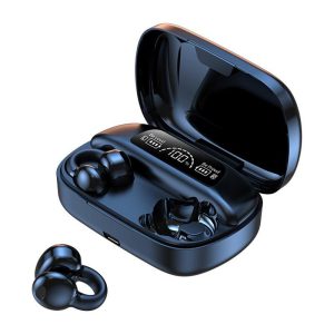 Q7 Wireless Earbuds Noise Canceling Open Ear Headset Earphones With Smart Power Display Charging Case Bone Conduction Earbuds For Smart Phone Tablet Computer Laptop PC black Chinese Version  |   Bluetooth Earphones Bluetooth Earphones Black + Chinese Version