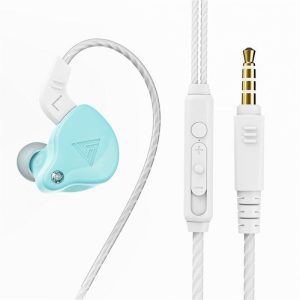 Qkz Ak6-x Sports Headphone In-ear Wire-controlled Headset with Microphone Hifi Bass Music Gaming Earphone Blue  |   Wired Earphones Earphones & Speakers Blue