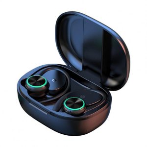 R201 Bluetooth Headset Digital Display Stereo Hifi Music Earphone Ear-hook Business Sports Headphones black  |   Bluetooth Earphones Bluetooth Earphones Black