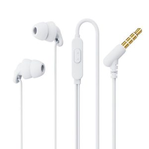 REMAX RM-518 Headphones Wired Microphone Earbud In-Ear Earphones Built-in Call Control Clear Audio For Most Mobile Devices White +3.5 socket  |   Wired Earphones Earphones & Speakers White +3.5 socket