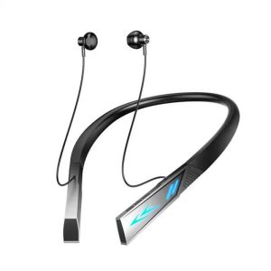 RGB Lighting Headphones Wireless Headphones Noise Canceling Headphones Magnetic Headphones With Neck Cable Gradient black  |   Sports Headphones Earphones & Speakers Gradient black