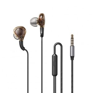 RM-670 Wired Earbuds In-Ear Headphones Stereo Sound Quality Transparent Design Earphones For All 3.5mm Jack Devices RM-670【3.5mm】Black  |   Wired Earphones Earphones & Speakers RM-670u30103.5mmu3011Black