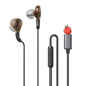 RM-670 Wired Earbuds In-Ear Headphones Stereo Sound Quality Transparent Design Earphones For All 3.5mm Jack Devices RM-670i Black  |   Wired Earphones Earphones & Speakers RM-670i Black