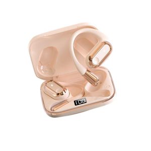 S108 Wireless Hanging Ear Earbuds Comfortable Gaming Ear Buds with Power Display Charging Case Yellow  |   Bluetooth Earphones Bluetooth Earphones Bluetooth Earphones