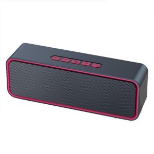 S11 Wireless Bluetooth Speaker Outdoor Portable Mini Audio Support Fm Radio Subwoofer Loudspeaker black red  |   Stereo Speakers Earphones & Speakers Black red