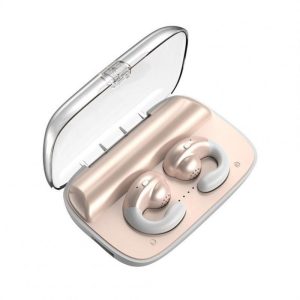 S19 TWS Bluetooth 5.0 Earphone Bass Surround Earbuds Bone Conduction gold  |   Bluetooth Earphones Bluetooth Earphones Bluetooth Earphones