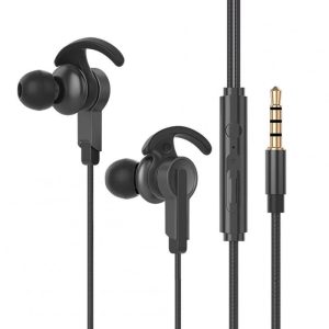 S39 3.5mm Wired Headset In-ear Stereo Bass Music Earbuds Smart Gaming Headphones Mobile Computer Universal Black  |   Wired Earphones Earphones & Speakers Black