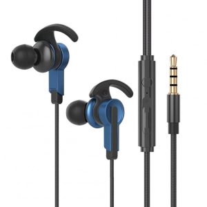 S39 3.5mm Wired Headset In-ear Stereo Bass Music Earbuds Smart Gaming Headphones Mobile Computer Universal Blue  |   Wired Earphones Earphones & Speakers Blue