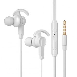 S39 3.5mm Wired Headset In-ear Stereo Bass Music Earbuds Smart Gaming Headphones Mobile Computer Universal White  |   Wired Earphones Earphones & Speakers White