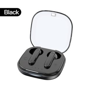 S5 Earbuds Stereo Sound Waterproof Earphones Noise Canceling Ear Buds With Charging Case For Sports Fitness Laptop Computer Cell Phone Games black  |   Bluetooth Earphones Bluetooth Earphones Black