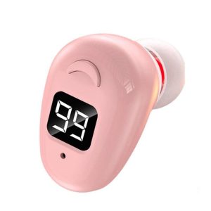 S980 Single Bluetooth Headphone Digital Display Handsfree Earphone Mini In-ear Invisible Business Headset pink  |   Bluetooth Earphones Bluetooth Earphones Bluetooth Earphones